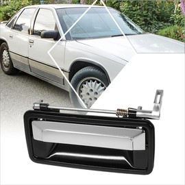 Front/Rear Left Driver Side Door Pull Handle Compatible with 87-93 Buick Reatta Regal Chevy Corsica Sedan