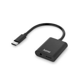 Hama 2-in-1 USB-C - USB-C and 3.5mm Audio Adapter - No