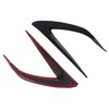 Mazda Front Fog Cover Left and Right Set ABS Black