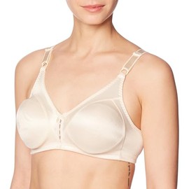 Bali Women's Double Support Wire-Free Bra, Light Beige, 34C
