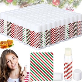 Dunzy 100 Pack Employee Appreciation Gifts Lip Balm Bulk Thank You Gifts for Women Employee Appreciation Gift for Women Men Coworkers Staff Teacher Nurse Adult Bridal Wedding Favors(Stripes)