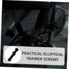 Kisangel Elliptical Trainer Accessories Kit 2pcs Steel Fixation Screws Rolled