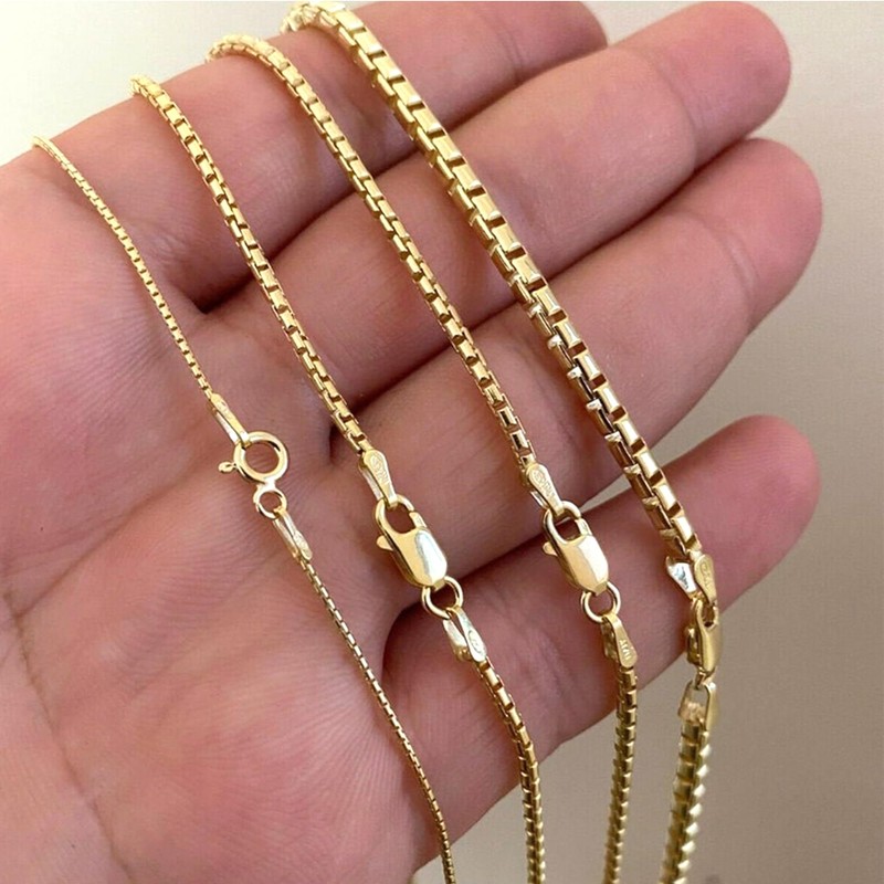 ALEXCRAFT 925 Sterling Silver Chain Clasp Gold Chains Clasps Bracelet