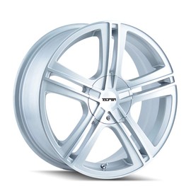 TR62 16x7, Bolt Pattern: 4x100/4.5, Offset: 40, HYPERSILVER/MACHINED FACE/MACHINED LIP, set of 1