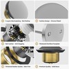 Sogmeter Chrome Plated Tub Drain Kit with Hair Catcher, Premium