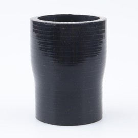 AC PERFORMANCE ID 1-7/8" to 1-5/8" (48mm to 42mm) Silicone Hose Straight Reducer 3-Ply Reinforced Black, 3" Length