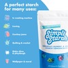 Simpli Starch® Dissolvable Starch Powder Mix. Makes Two Full 64