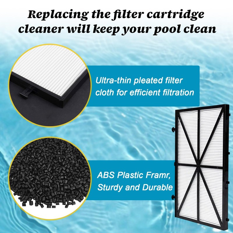 SIGANDG Pack of 4 Ultra Fine Pool Filter, Fine Filter