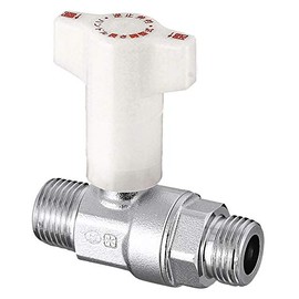 Onda Seisakusho CB1-13M-S [CB1 Type Ball Valve with Check Valve, R Screw x G Screw]