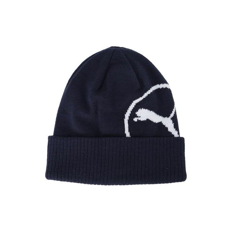 PUMA 026045 Men's Golf Circle Cat Beanie, deep navy