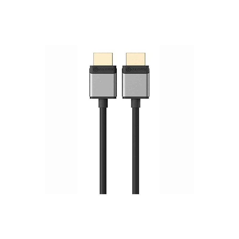 Alogic Slim Super Ultra HDMI M-M Cable 1M V2.1 [SSULHD01-SGR]