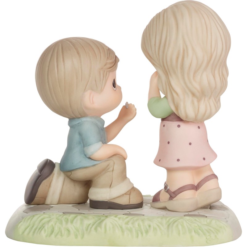 Precious Moments 222007 Will You Be Mine? Bisque Porcelain Figurine