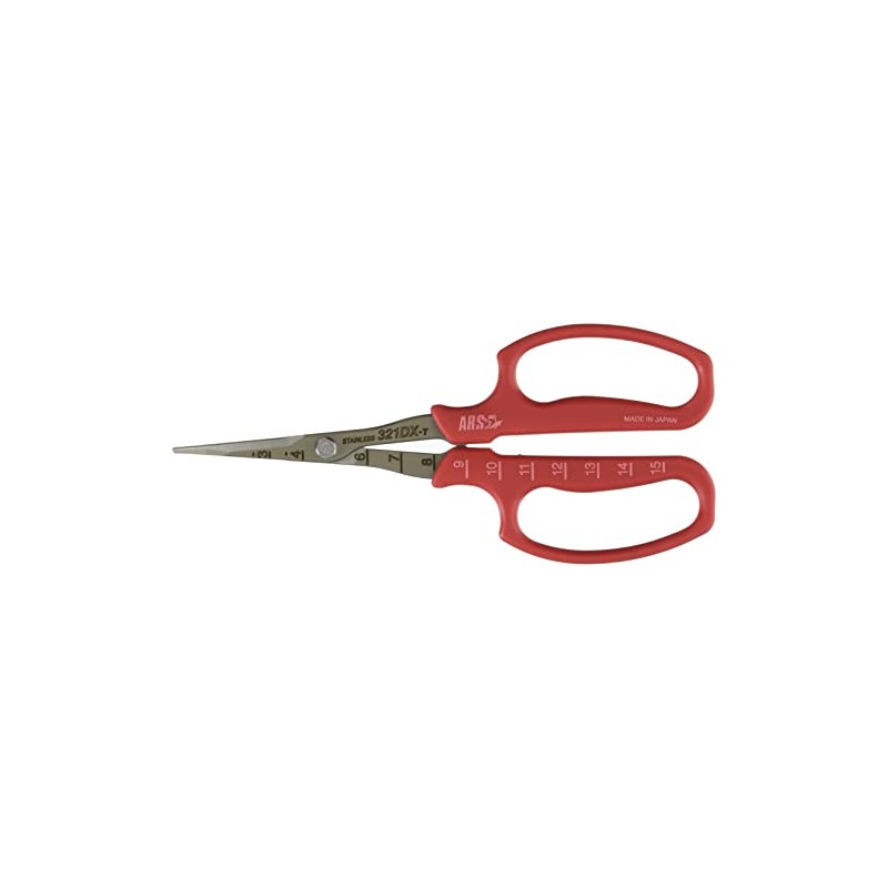 Ars Grape Picking Shears, Straight Blade, Blister Pack 321DX-T-BP