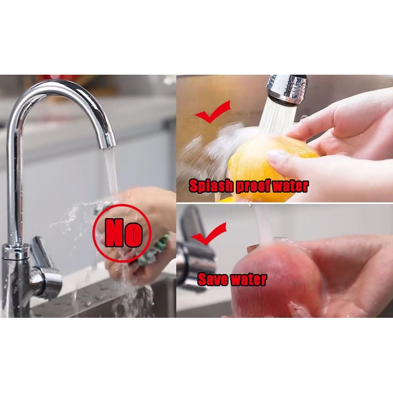 360° Rotating Sink Water Faucet Filters for Kitchen Short Styles