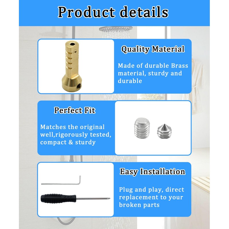 Shower Valve Diverter Extension Kit Fits For Delta Shower Faucet,Replace