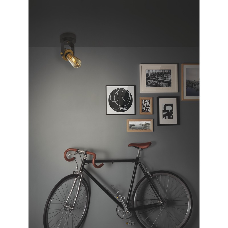 OSRAM 1906 Single Wall Spotlight, Aluminium, Gold