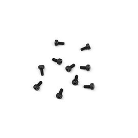 TEKNO RC LLC M2x4mm Cap Head Screws Black 10pcs TKR1248 Elec Car/Truck Replacement Parts
