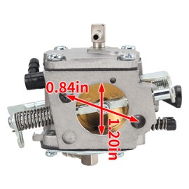 partszen TS400 Carburetor Carb with Cutquick Saw Drive Belt 3/8" x 34" for Stihl 9490 000 7851,4223 120 0600,4223 120 0652,4223-120-0650