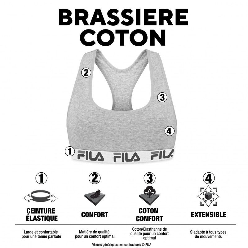 Fila Women's 1-Pack Urban Bra Fu6042 Navy Sports, Blue 321,