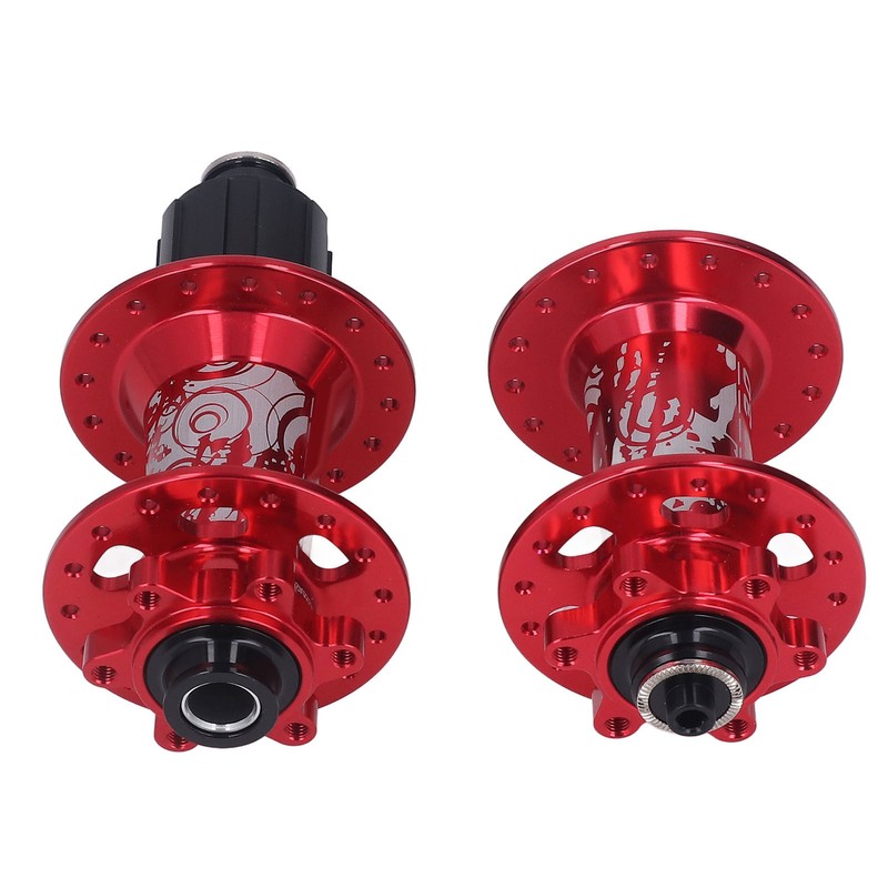 2pcs Bolany Bicycle Hub Red Aluminium Alloy 32 Holes 4