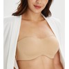 Lemorosy Multiway Strapless Bra Women's Plus Size Non-Padded Smooth Seamless