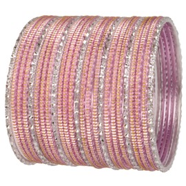 Touchstone Indian Bollywood Gorgeous Handcrafted Hand Saw Peeled Pattern Designer Jewelry Bracelets Bangle in Gold or Copper or Silver Tones for Women., M - Circ 7.8 in-Indn Size 2.8-Dia 2.5 in,