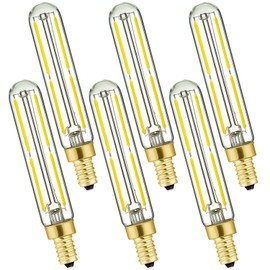 Leools LED Bulb Dimmable 6W Equal 4000k Neutral White T6 E12 Candelabra Bulb 60 watt for Chandeliers,Ceiling Fan,Pendant,Wall sconces AC120V 600LM e12 Light Bulb 6Pack