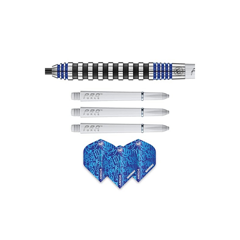 Winmau Advance 500 Series Tungsten Blue 26 Gram Steeltip Darts