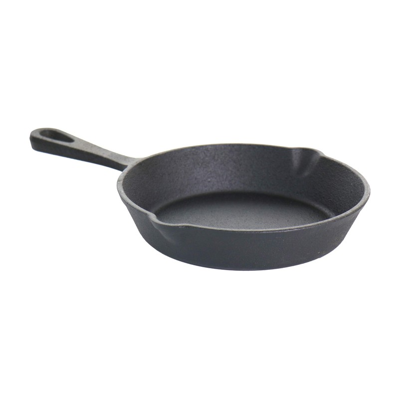 MegaChef Skillet Trio Pre-Seasoned Cast Iron Cookware Set, 3 Piece,