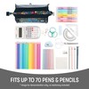 ZIPIT Clear Lenny Pencil Case | Large Capacity Pencil Pouch