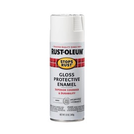 Rust-Oleum 7792830 Stops Rust Spray Paint, 12 oz, Gloss White