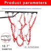 Yyiwhmy Basketball Net Replacement Heavy Duty,Resin Material, Anti-Rust Use Indoor