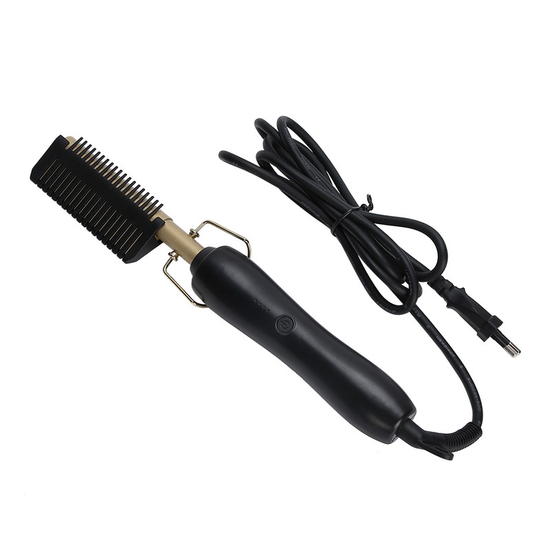 Hair Straightener Comb Wet Dry Dual Use Multi Functional Men