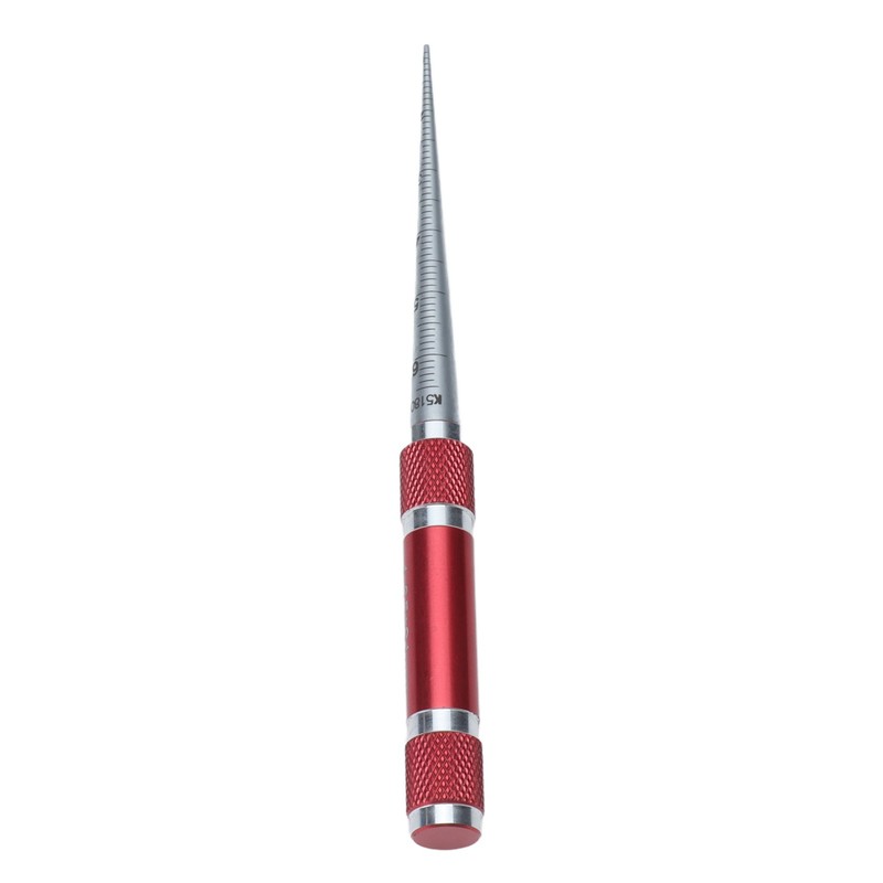 Aperture Gauge Tapered Hole Ruler Stainless Steel Inner Hole Diameter
