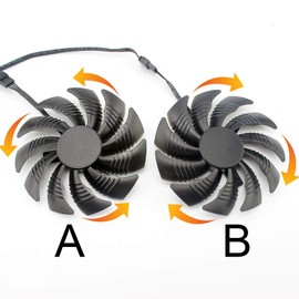 88MM PLD09210S12HH T129215SU 4Pin Cooler Fan for Gigabyte GeForce GTX1060 1070 GTX 1050ti GTX 960 RX570 RX470 Graphics Card Fan (A Set)