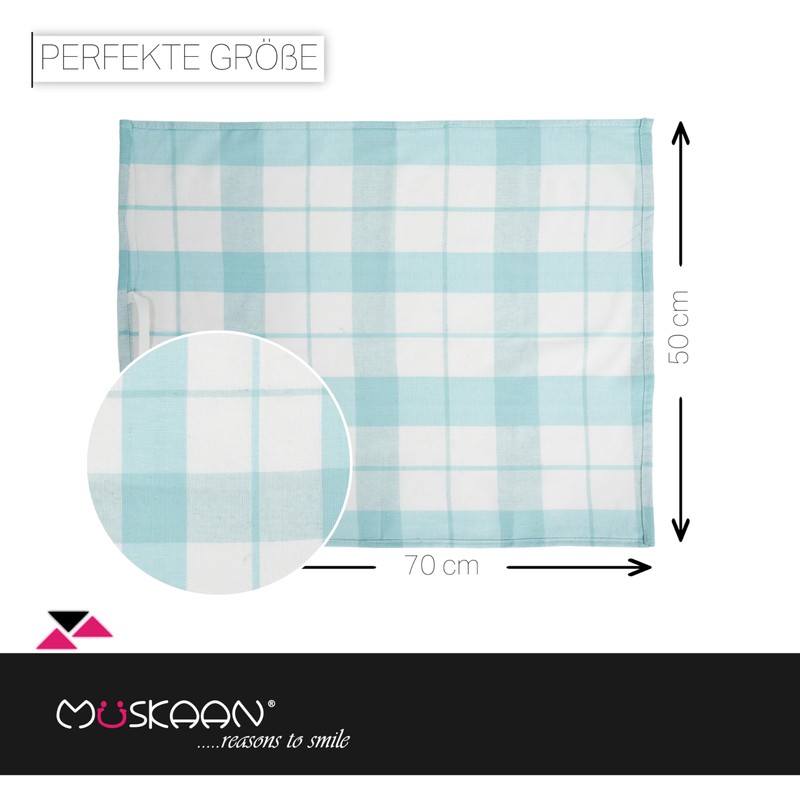 Müskaan Set of 4 Tea Towels, 50 x 70 cm,