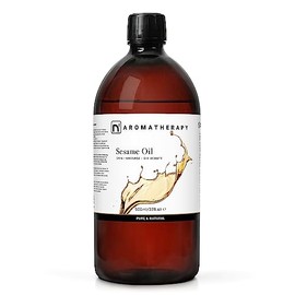 n2 Aromatherapy Sesame Oil Cold Pressed - 900 ml - for Massage, Ayurveda, Hair, Skin Care