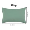 PiccoCasa Zippered Pillowcases, 100% Brushed Microfiber Polyester Pillow Case Cover,