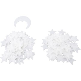 Dpofirs Vinilos Decorativos de Pared con Estrellas Luminosas y Luna Decoración de Techo que Brilla en la Oscuridad para Dormitorio Infantil, 200 Piezas (#1)