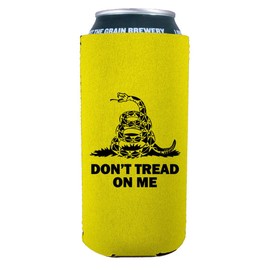 Gadsden Flag 16 oz. Can Coolie