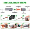DT6 Pin Deutsch Connector Kit Waterproof Automotive Wire Connectors Gray