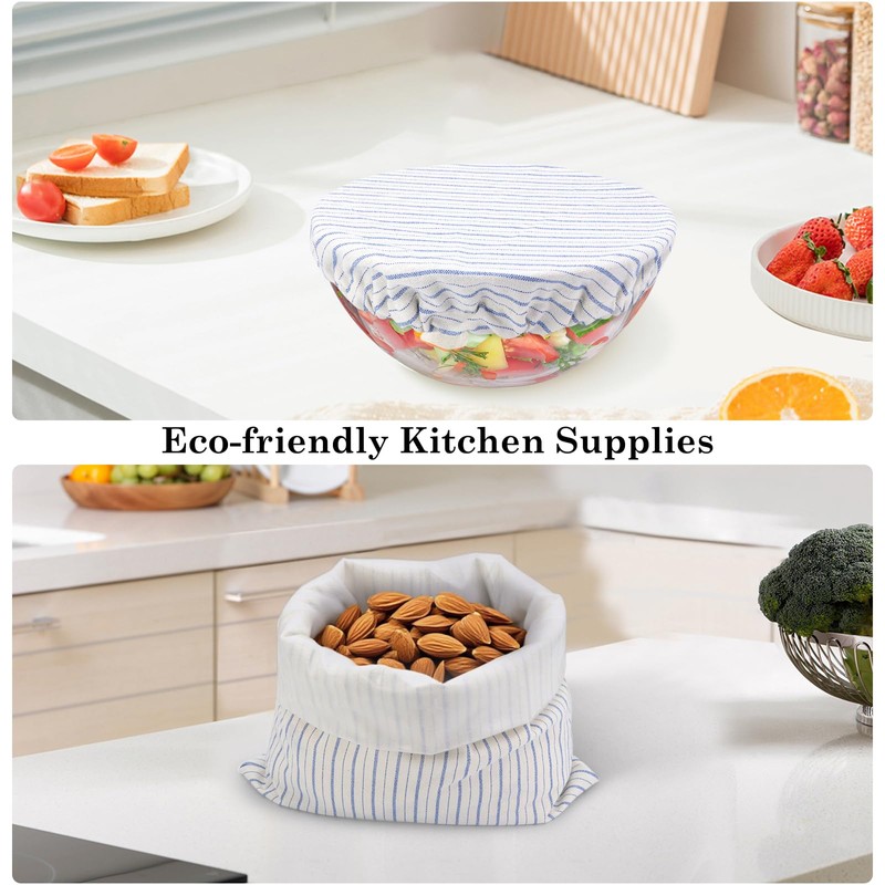 Reusable Bread Bags for Homemade Bread with TPU Lining &