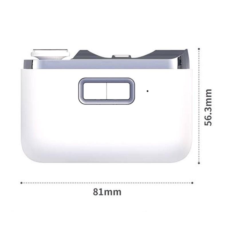Electric Nail Clippers Portable Fingernail Trimmer File with Lighting for