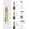 VCE 6.35mm (1/4 inch) Male to 3.5mm (1/8 inch) Female