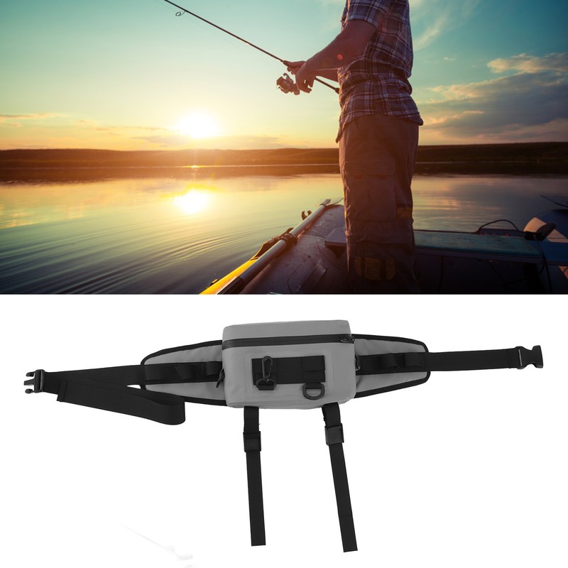 Fishing Fanny Pack Fishing Rod Holder Fishing Tackle Bag with