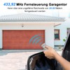 433.92 MHz Garage Door Handheld Transmitter, Replacement for ECOSTAR RSE2