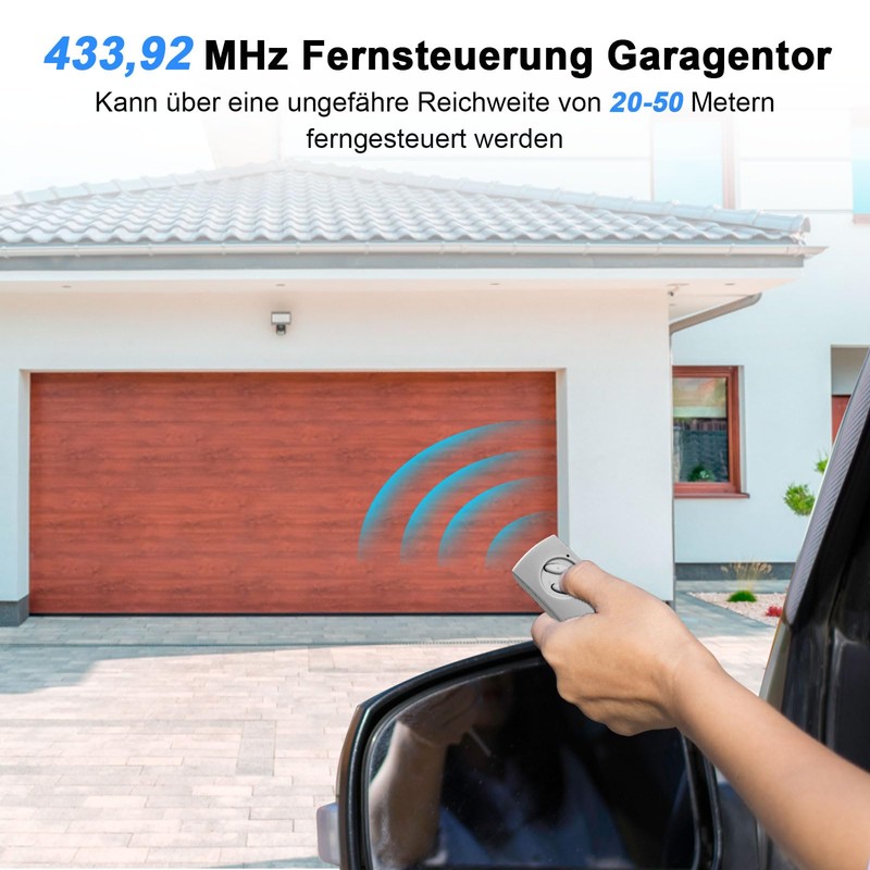 433.92 MHz Garage Door Handheld Transmitter, Replacement for ECOSTAR RSE2
