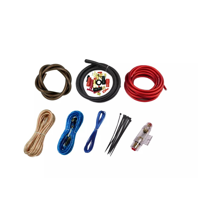 Crunch GP-1000.2 1000W 2-Channel Amplifier & BC4R 4-Gauge Wiring Kit