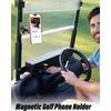 Charchendo Heavy Duty Magnetic Phone Mount for Golf Cart -
