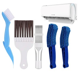 Bogoro Air Conditioning Fin Comb Set of 5 Metal Slat Comb Air Conditioning Comb Dryer Cleaning Brush Condenser Comb Dryer for Cleaning Air Conditioners Evaporator Refrigerators Condenser